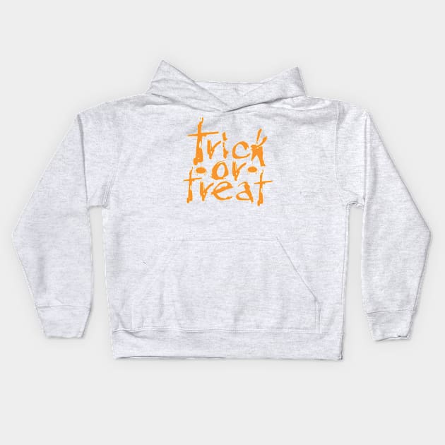 Trick or Treat. Classic Halloween Costume Design. Kids Hoodie by That Cheeky Tee